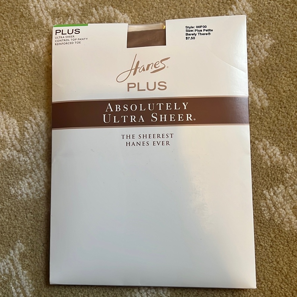 HANES Control Top Pantyhose